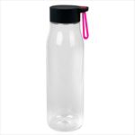 Clear Bottle with Fuchsia Lid